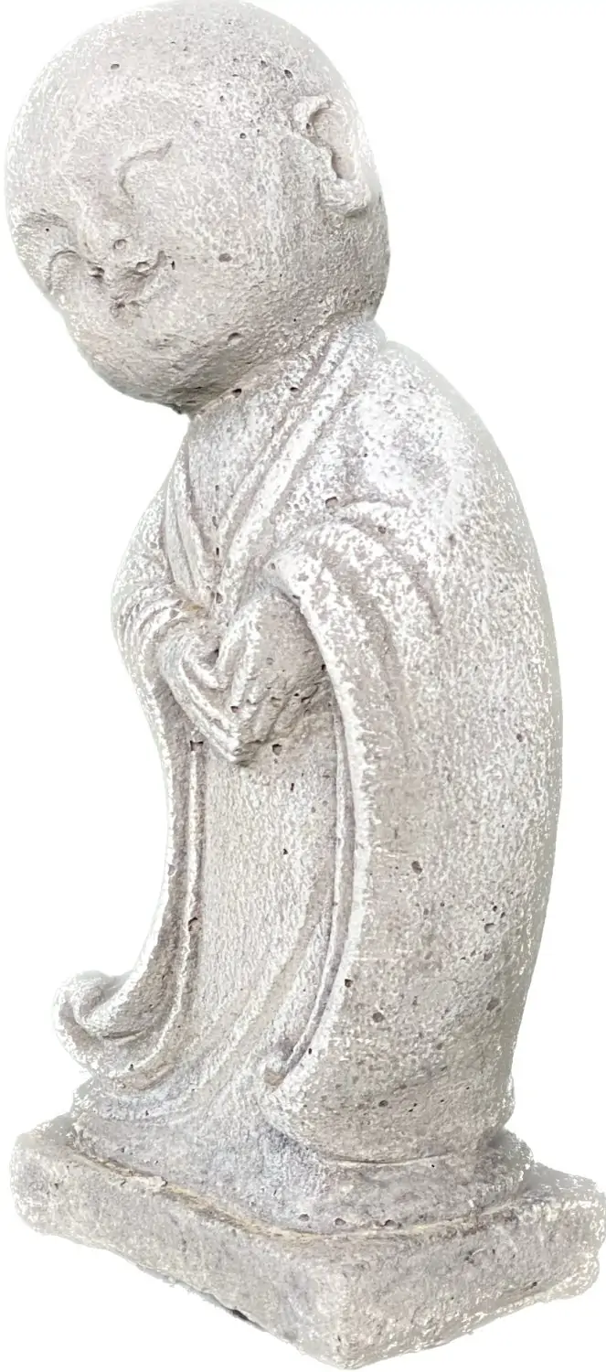 Artikelbild 5 des Artikels “Jing - Mönch, stehend, seitlich gebeugt, 20 cm H | Steinguss “